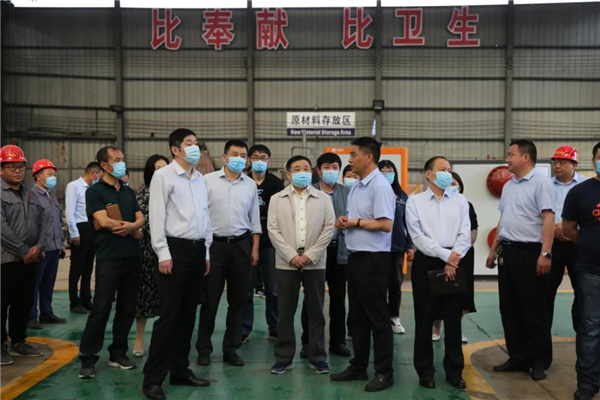 省市场监管局莅临中成锅炉调研产品质量提*工作